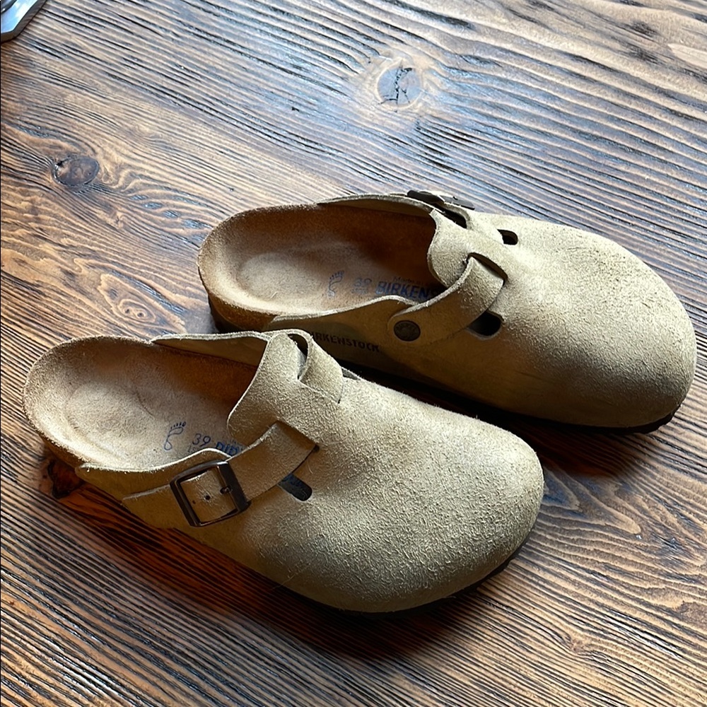 Beige suede Birkenstock size 39